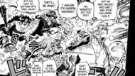 The Rocks Pirates in God Valley (Image via Shueisha)